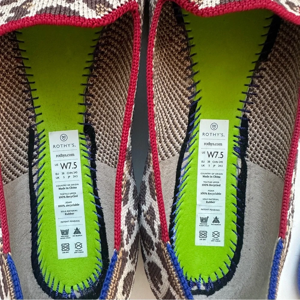 Rothy's The Loafer Mocha Spot, NWOT, Size 7.5 - Picture 5 of 7